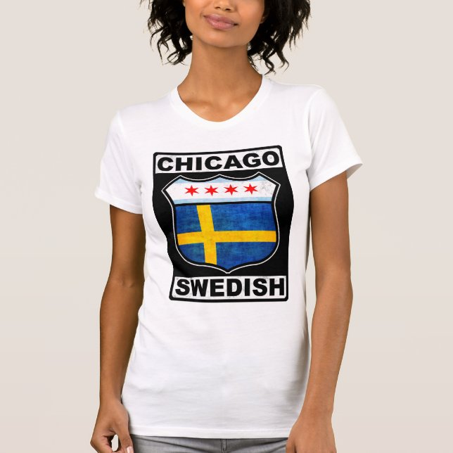 Chicago Swedish American T-Shirt (Front)