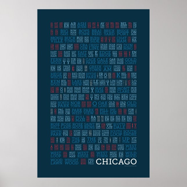 Chicago Syllabic Poster (Front)