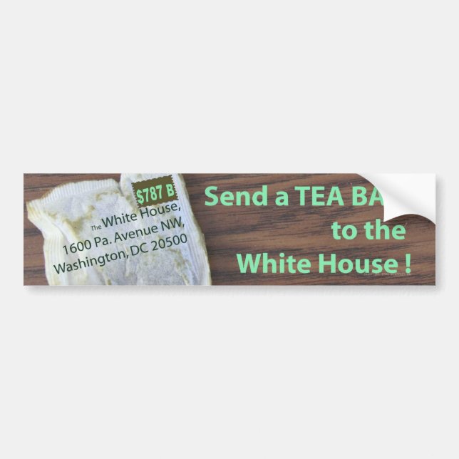 Chicago Tea Party Bumper Sticker (Front)