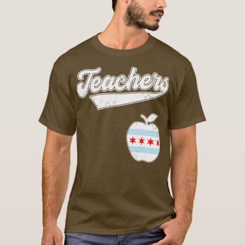 Chicago Teachers Fund Our Future Red For Ed T_Shirt