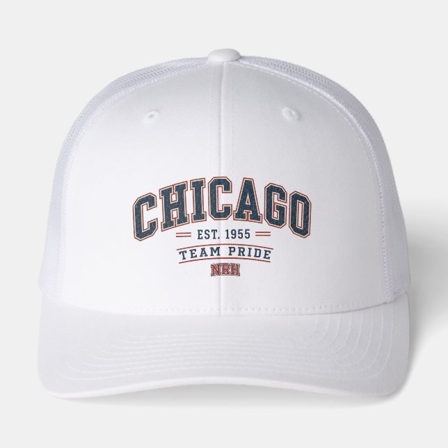 Chicago Team Pride Vintage Varsity Hat (Front)