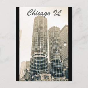 chicago - the bean postcard