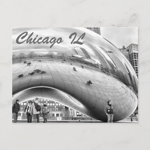 chicago _ the bean postcard