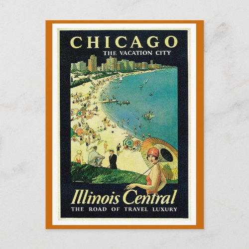 Chicago _ The Vacation City Vintage Postcard