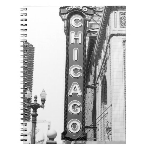 Chicago Theater Sign Notebook