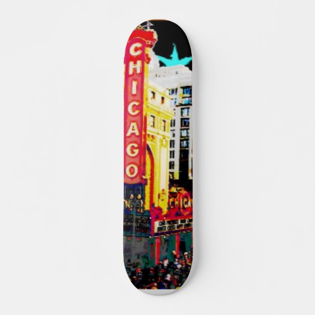 Chicago Theater Skateboard Deck (Front)