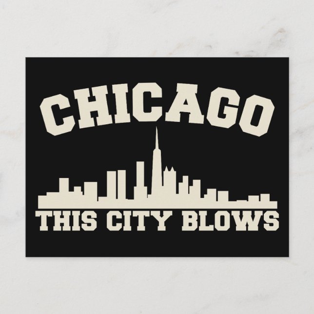 Chicago: This City Blows Postcard (Front)