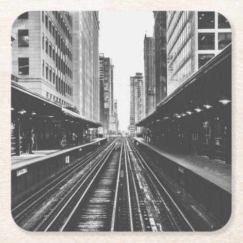 Chicago Transit L Tracks Coaster