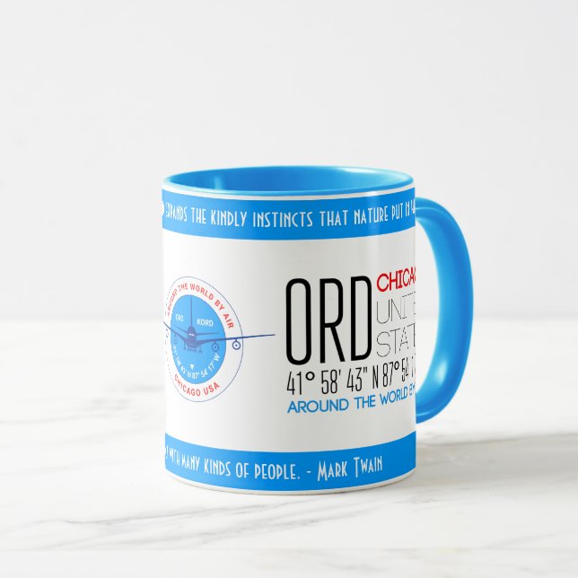 Chicago, United States elegant Mug (Front Right)