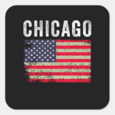 Chicago Flag Script Sticker – Wrigleyville Sports