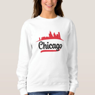 Chicago USA City Cityscape Skyline Funny Gift Sweatshirt