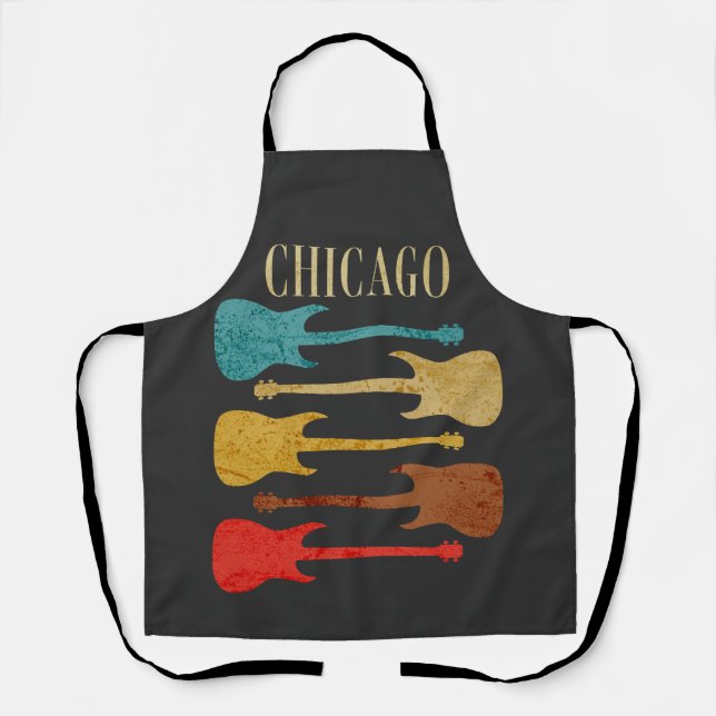 Chicago Vintage Guitars Concert Festival Souvenir Apron (Front)
