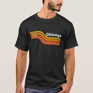 Chicago - Vintage Men Women 70s 80s Graphic Cool R T-Shirt