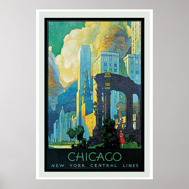 Chicago Vintage Poster (Front)