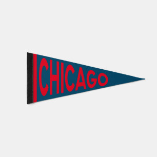 Chicago Vintage Sports Pennant Flag