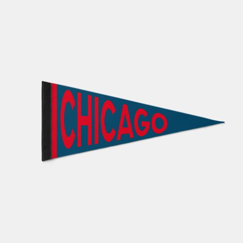 Chicago Vintage Sports Pennant Flag