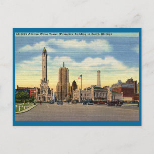 Chicago Water Tower Vintage Postcard