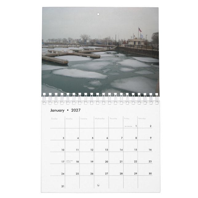 Chicago Waterfront 2011 Calendar (Jan 2027)