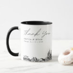 Chicago Wedding Minimal Custom Coffee Mug at Zazzle