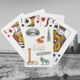 Chicago Wedding Playing Cards 