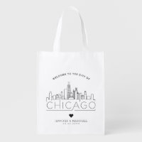 Chicago Wedding | Stylized Skyline