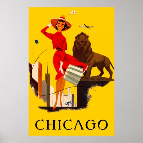 Chicago Windy City Poster