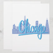 Chicago Windy City Skyline (Front/Back)