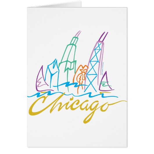 Chicago Windy City Skyline (Front)