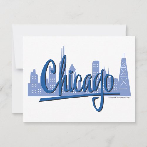 CHICAGO-Dark-Blue Personalized Invites
