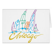 Chicago Windy City Skyline (Front Horizontal)