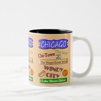 Chicago Windy City -souvenir Mug by ImpressImages at Zazzle