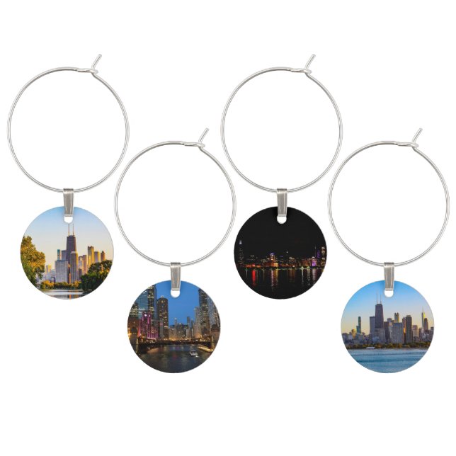 Chicago Wine Charms (Staggered)