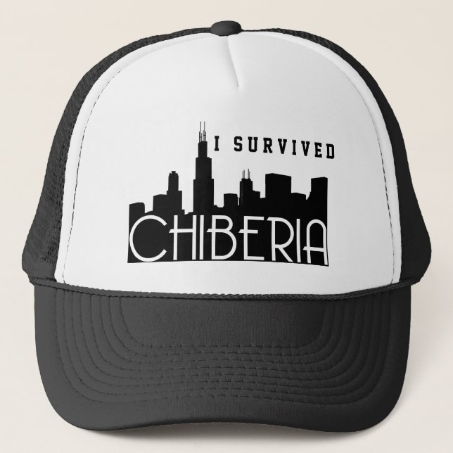 Chicago Winters Also Known As ChiBeria Trucker Hat (Front)