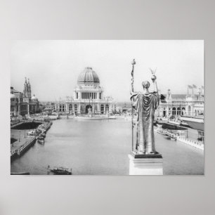 Chicago World’s Fair - The White City 1893 Poster