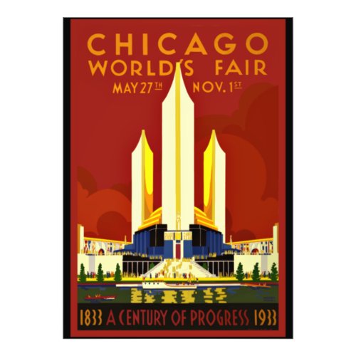 Chicago Worlds Fair 1933 Photo Print