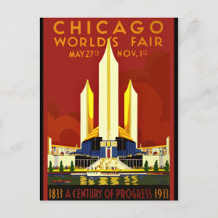 Chicago World's Fair, 1933 Postcard