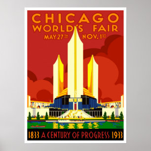 Chicago World's Fair 1933 Poster