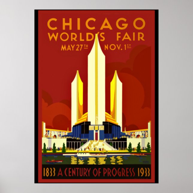 Chicago World's Fair, 1933 Poster (Front)