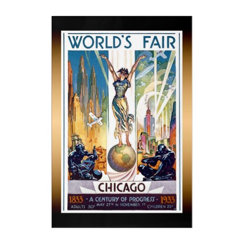 Chicago Worlds Fair 1933 _ Vintage Retro Art Deco