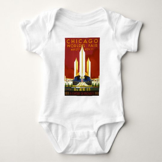 Chicago world's fair baby bodysuit