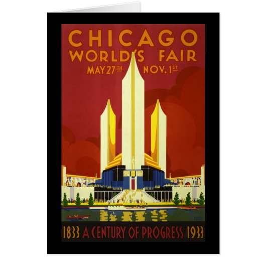 Chicago world's fair cards (Front)