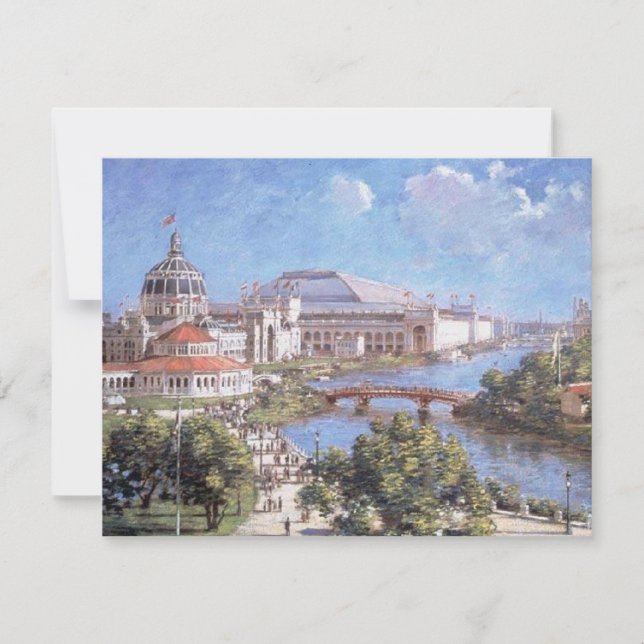 Chicago World's Fair (Columbian Exposition) Card (Front)
