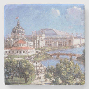 Chicago World's Fair (Columbian Exposition) Stone Coaster