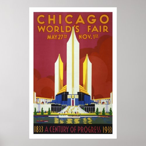 Chicago Worlds Fair Poster