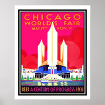 Chicago Worlds Fair Vintage Reproduction
