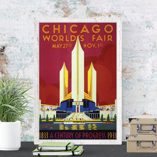 Chicago World's Fair Vintage Travel
