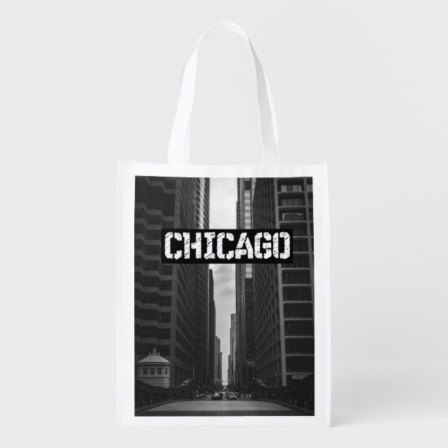 Chicago - wowpeer grocery bag (Front)