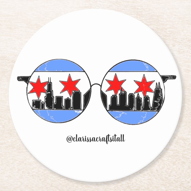 chicaGOggles coasters (Front)