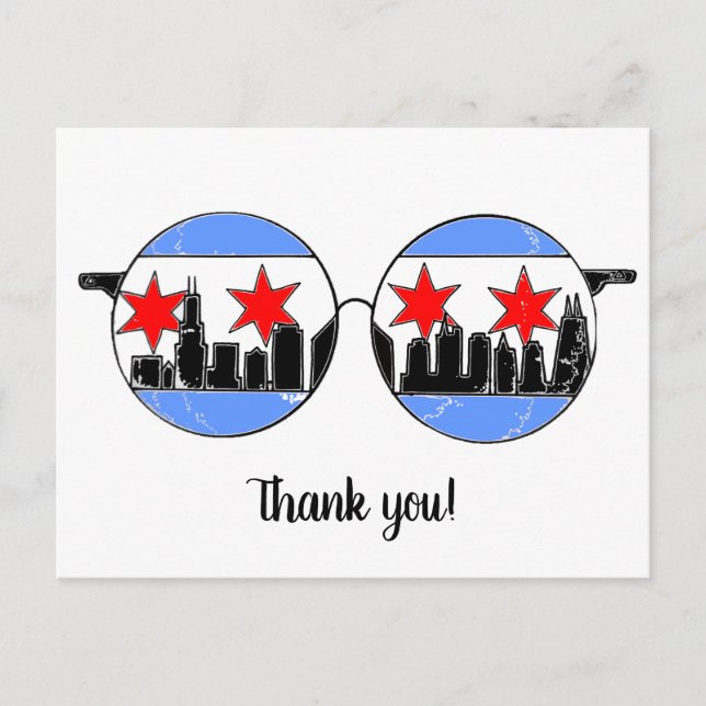 chicagoggles thank you post card (Front)