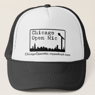 ChicagoOpenMic.mypodcast.com Trucker Hat